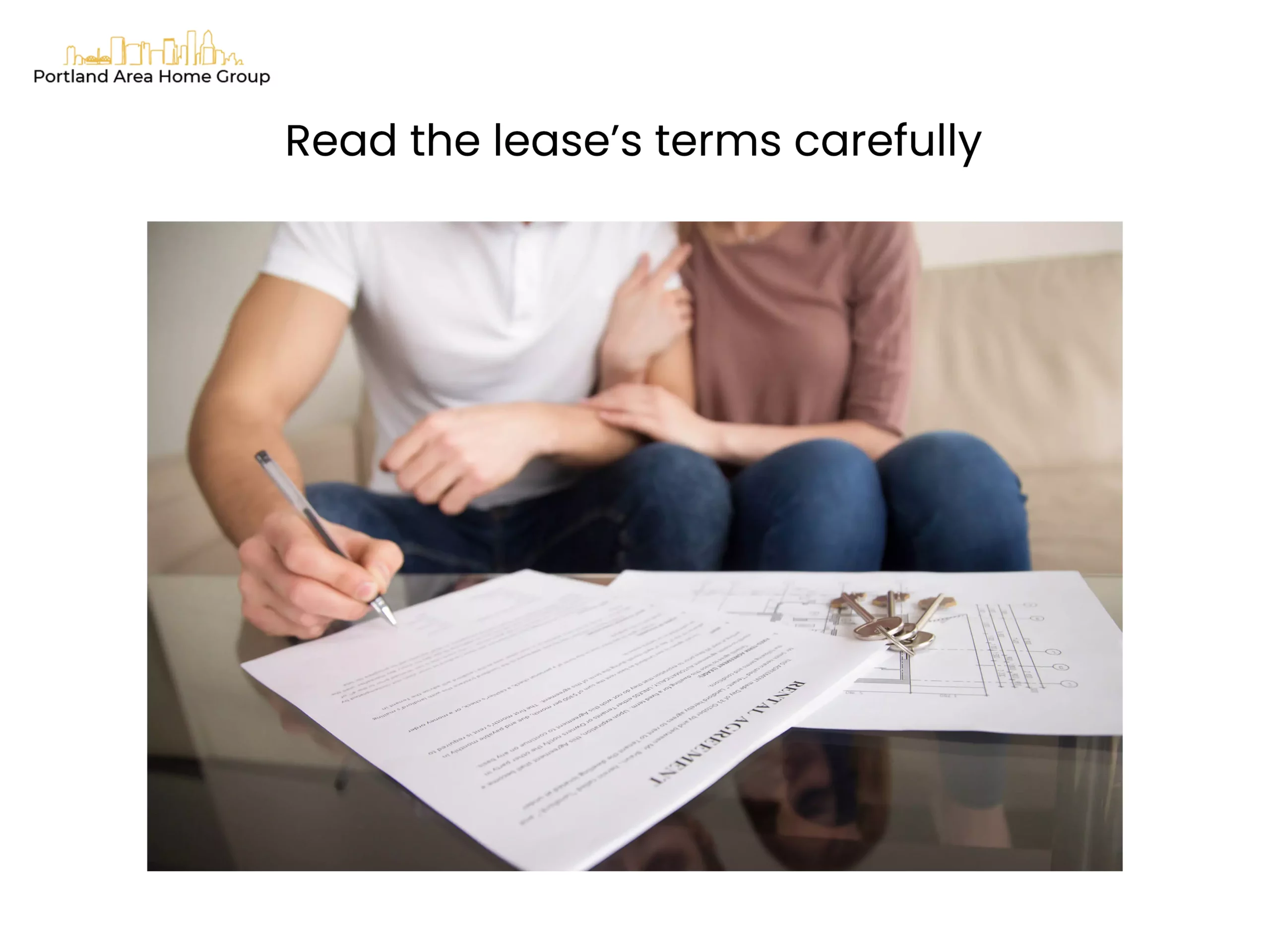 Read the lease’s terms carefully img